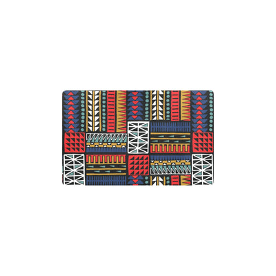 Kente Pattern Print Design 02 Kitchen Mat