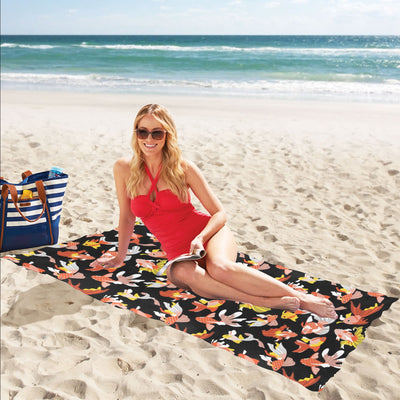 Goldfish Print Design LKS401 Beach Towel 32" x 71"