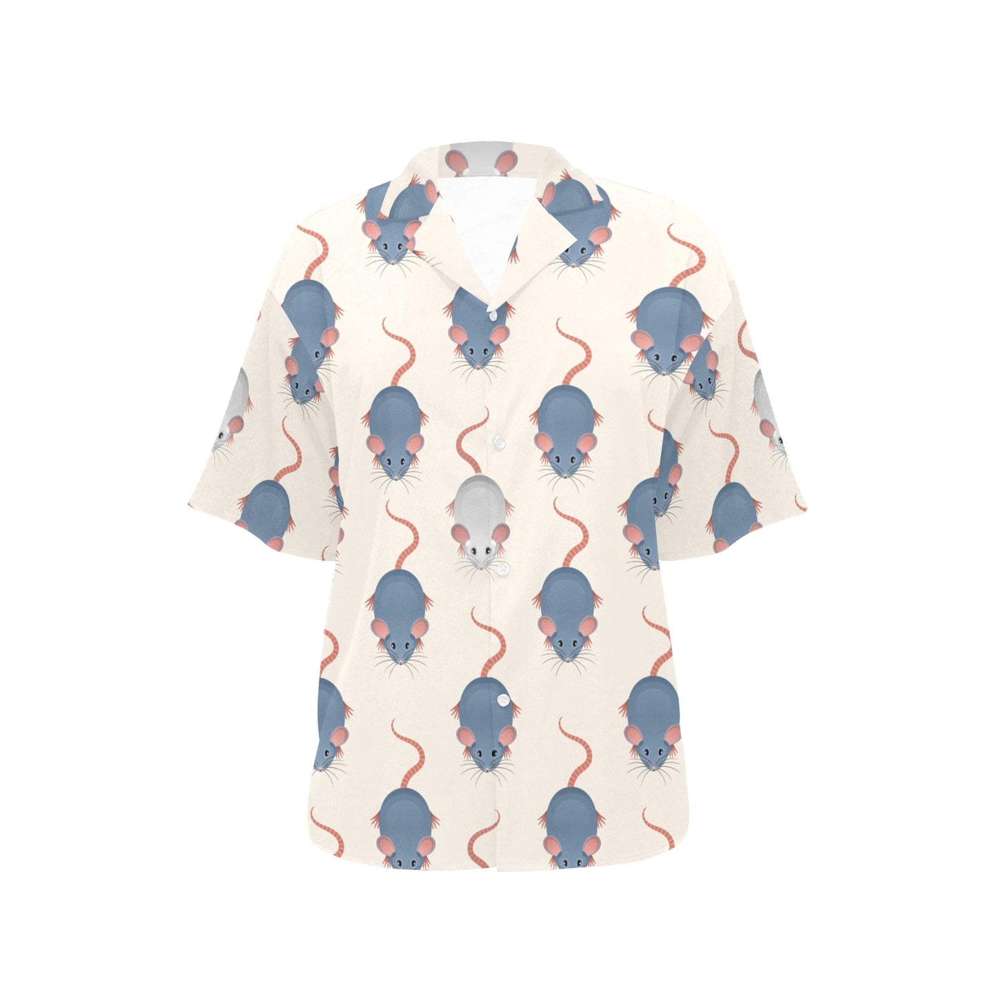 Rat Pattern Print Design 03 Women's Hawaiian Shirt