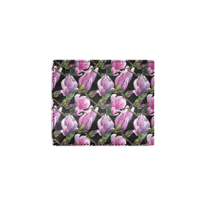 Magnolia Pattern Print Design MAG011 Men's ID Card Wallet