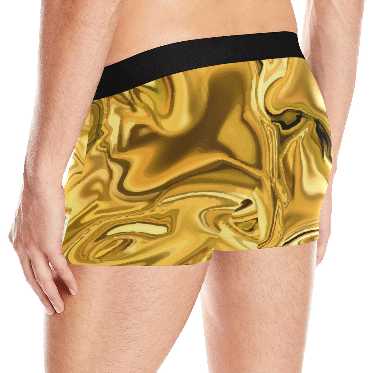 Liquid Pattern Print Design 03 Men's Boxer Briefs