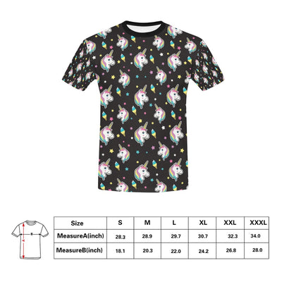 Unicorn Print Design LKS302 Men's All Over Print T-shirt