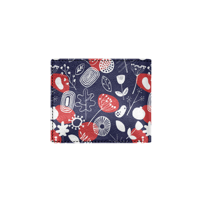 Nordic Pattern Print Design A02 Men's ID Card Wallet