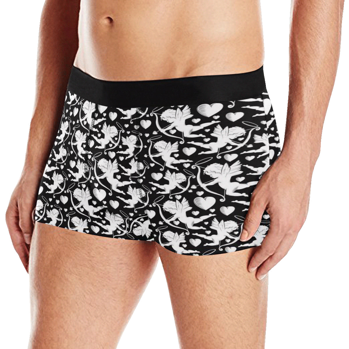 Cupid Pattern Print Design 04 Men's Boxer Briefs