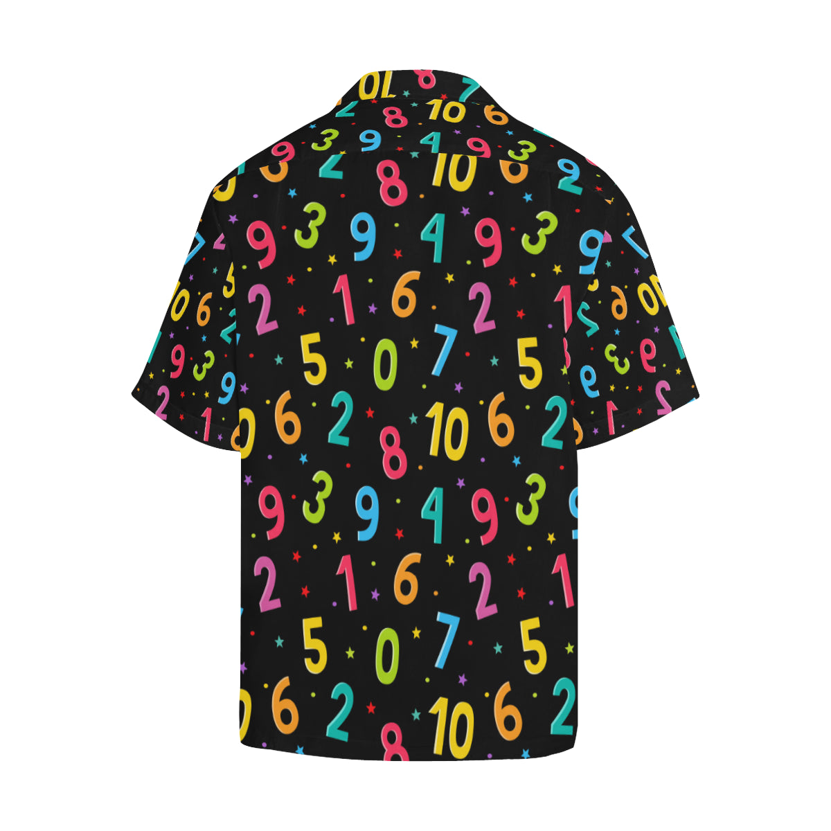 Number Pattern Print Design A04 Men's Hawaiian Shirt