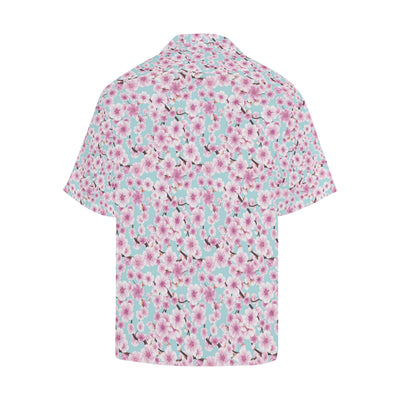 Cherry Blossom Pattern Print Design 01 Men's Hawaiian Shirt
