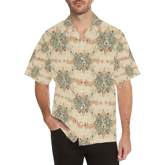 Leo Pattern Print Design 02 Men's Hawaiian Shirt