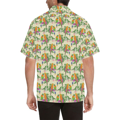 Conures Pattern Print Design 02 Men's Hawaiian Shirt