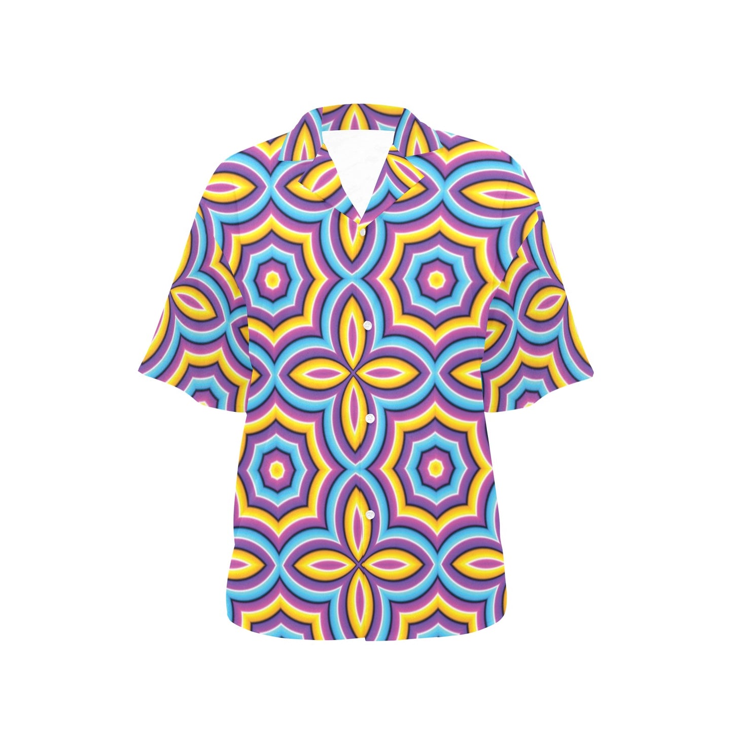 Optical illusion Pattern Print Design A03 Women's Hawaiian Shirt