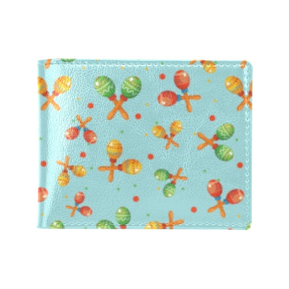 Maracas Print Design LKS402 Men's ID Card Wallet