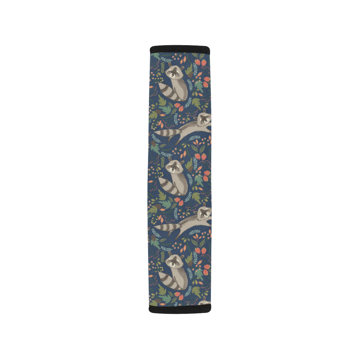 Raccoon Pattern Print Design A02 Car Seat Belt Cover