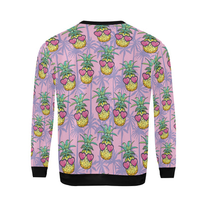 Pineapple Pattern Print Design PP06 Men Long Sleeve Sweatshirt