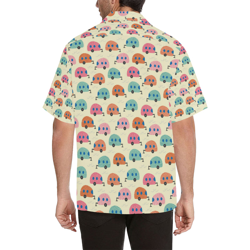 Camper Pattern Print Design 06 Men's Hawaiian Shirt
