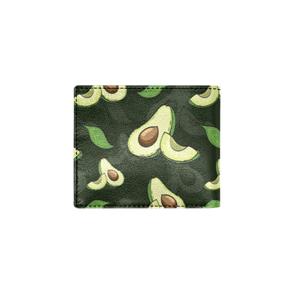 Avocado Pattern Print Design AC07 Men's ID Card Wallet