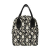 Daffodils Pattern Print Design DF06 Insulated Lunch Bag