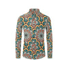 Mandala Pattern Print Design 01 Men's Long Sleeve Shirt