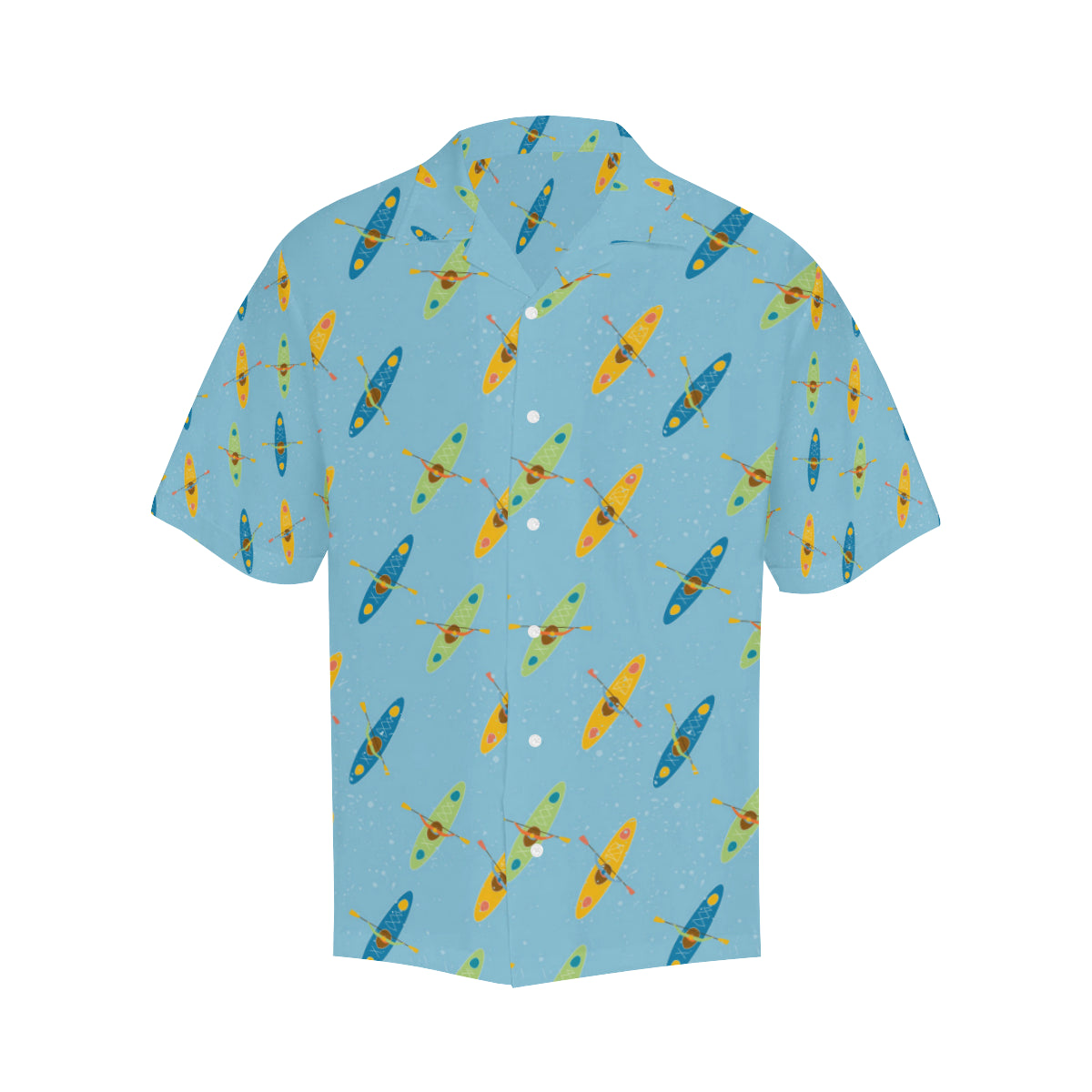 Kayak Pattern Print Design 04 Men's Hawaiian Shirt