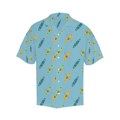 Kayak Pattern Print Design 04 Men's Hawaiian Shirt
