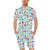 Bear Cute Pattern Print Design 03 Men's Romper