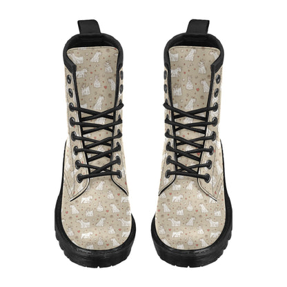 Scottish Terriers Print Design LKS3017 Women's Boots