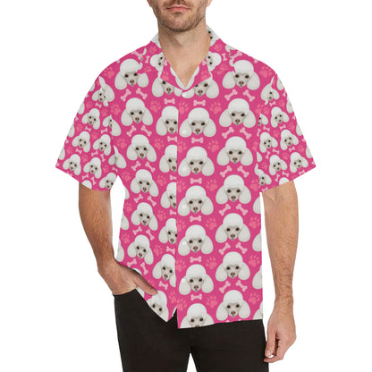 Poodle Pattern Print Design A04 Men's Hawaiian Shirt