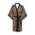 Bohemian Pattern Print Design 06 Women's Short Kimono