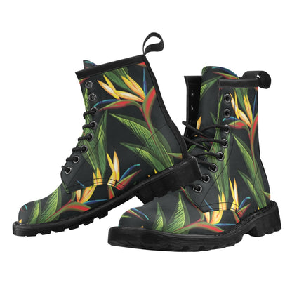 Bird Of Paradise Pattern Print Design BOP012 Women's Boots