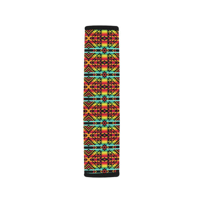 Kente Red Design African Print Car Seat Belt Cover