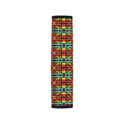 Kente Red Design African Print Car Seat Belt Cover