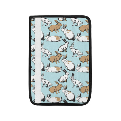 Rabbit Pattern Print Design RB018 Car Seat Belt Cover
