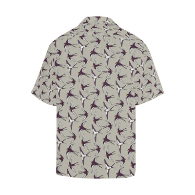 Swallow Bird Pattern Print Design 03 Men's Hawaiian Shirt