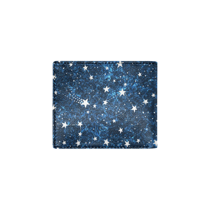 Cosmic Pattern Print Design 05 Men's ID Card Wallet
