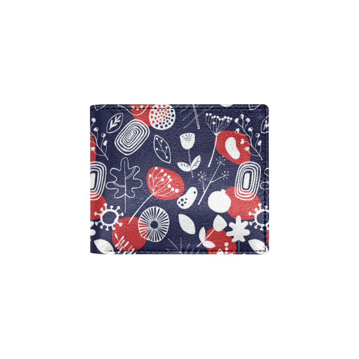 Nordic Pattern Print Design A02 Men's ID Card Wallet