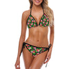 Pink Red Hibiscus Pattern Print Design HB023 Bikini