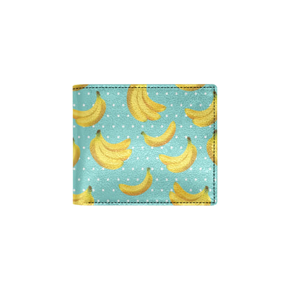 Banana Pattern Print Design BA02 Men's ID Card Wallet