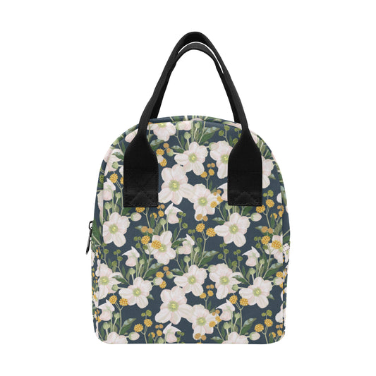 Anemone Pattern Print Design AM04 Insulated Lunch Bag