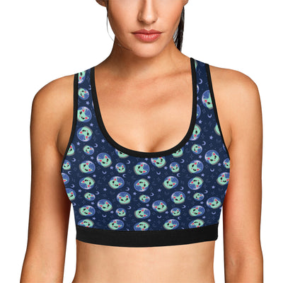 Alien Cat Sports Bra