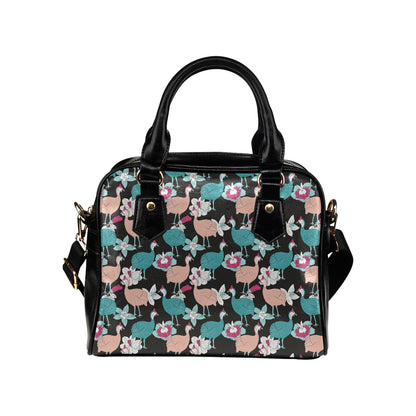 Guinea Fowl Pattern Print Design 03 Shoulder Handbag