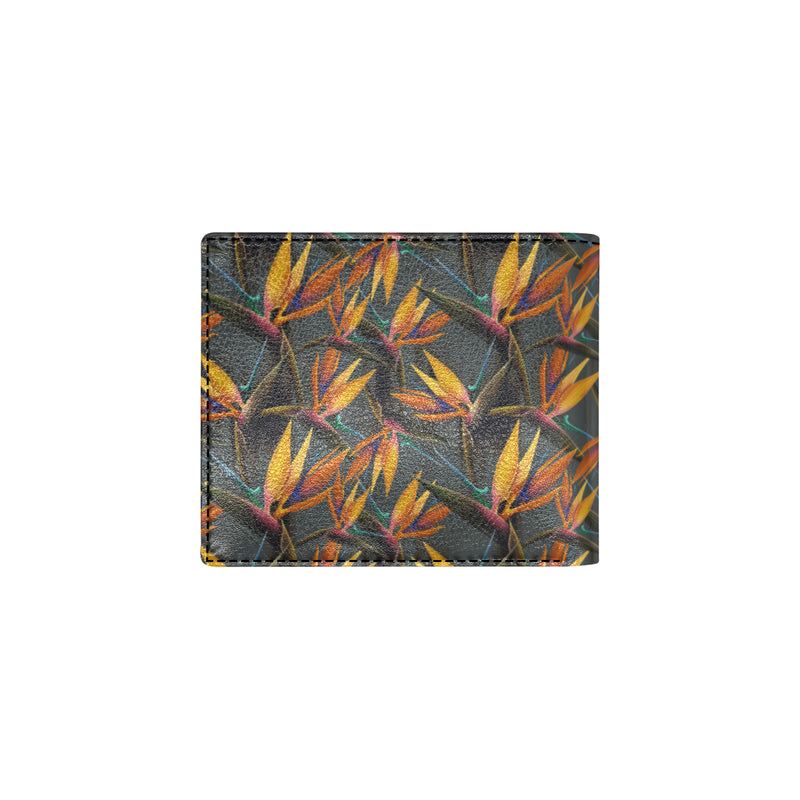 Bird Of Paradise Pattern Print Design 01 Men's ID Card Wallet