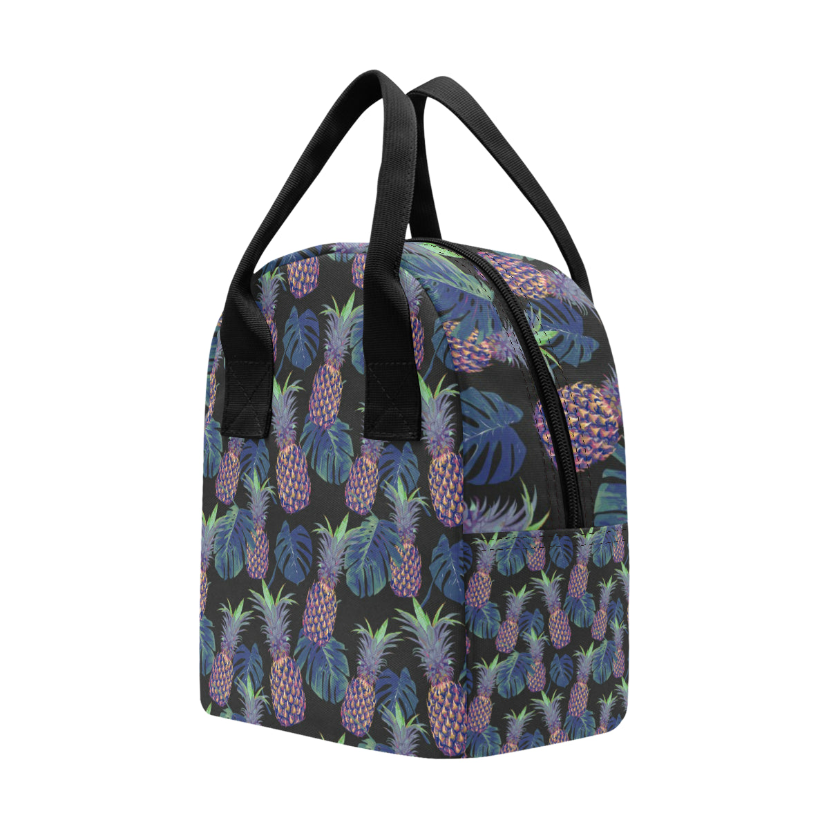 Pineapple Pattern Print Design PP04 Insulated Lunch Bag
