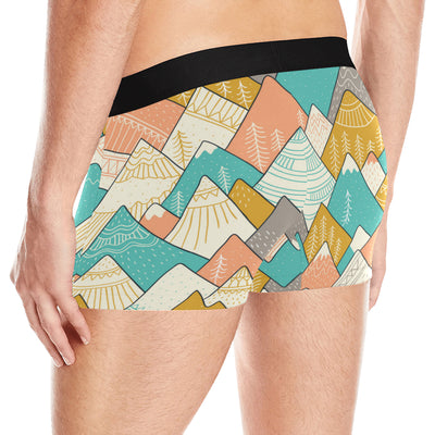 Mountain Pattern Print Design 02 Men's Boxer Briefs