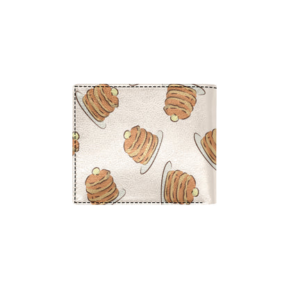 Pancake Pattern Print Design A01 Men's ID Card Wallet