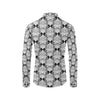 Lotus Mandala Print Pattern Men's Long Sleeve Shirt