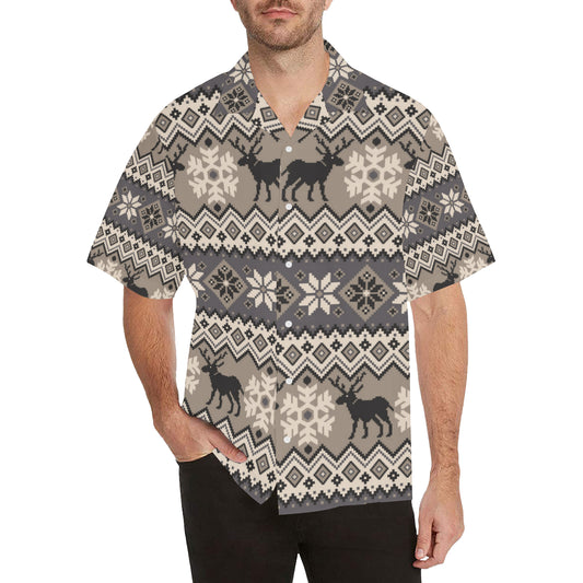 Nordic Pattern Print Design A01 Men's Hawaiian Shirt