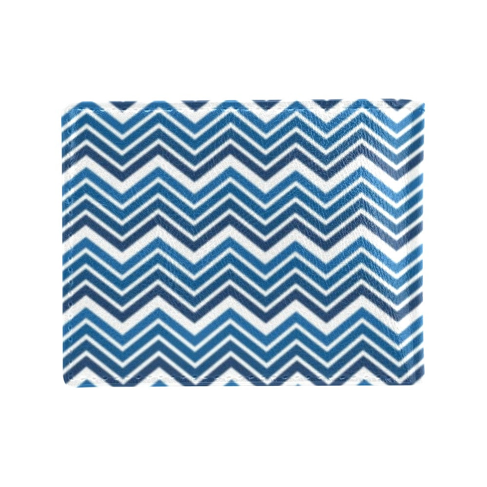 Chevron Print Design LKS403 Men's ID Card Wallet