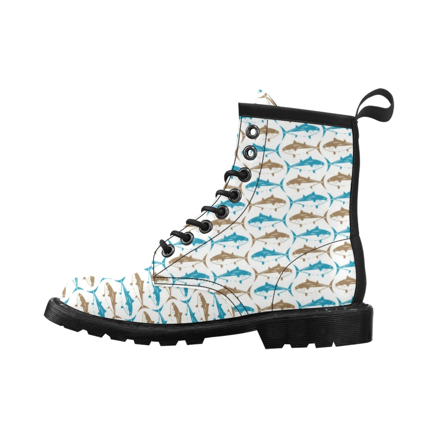 Tuna Fish Print Design LKS301 Women's Boots