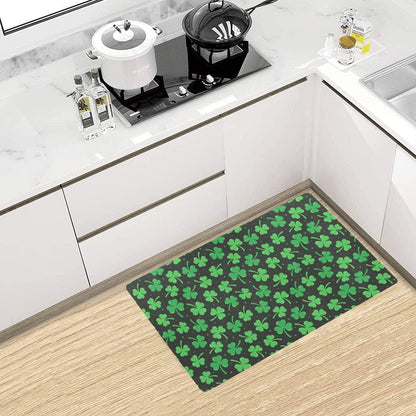Clover Pattern Print Design 04 Kitchen Mat