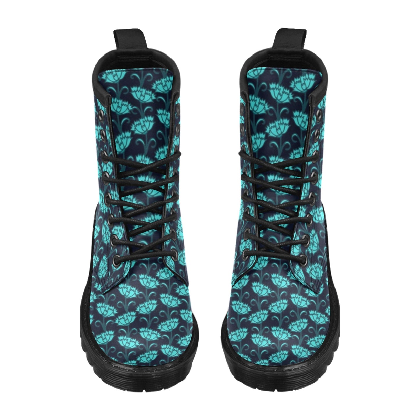 Carnations Pattern Print Design CN06 Women's Boots