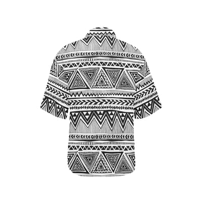 Draw Tribal Aztec Women's Hawaiian Shirt