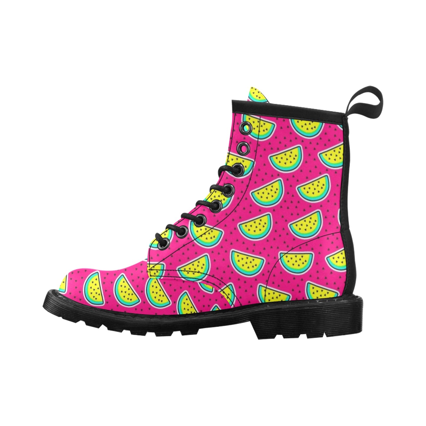 Watermelon Pattern Print Design WM04 Women's Boots